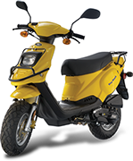 50cc 2-stroke moped